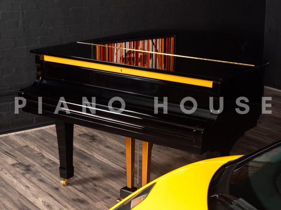 Chi tiết đàn Yamaha G2 Black & Gold Polyester - Hình 4